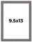 9.5x13 Textured Picture Frame with UV-Resistant Acrylic & Acid Free Backing, Available in 6 Finishes - Black, Blue, Brown, Gold, Grey, and White